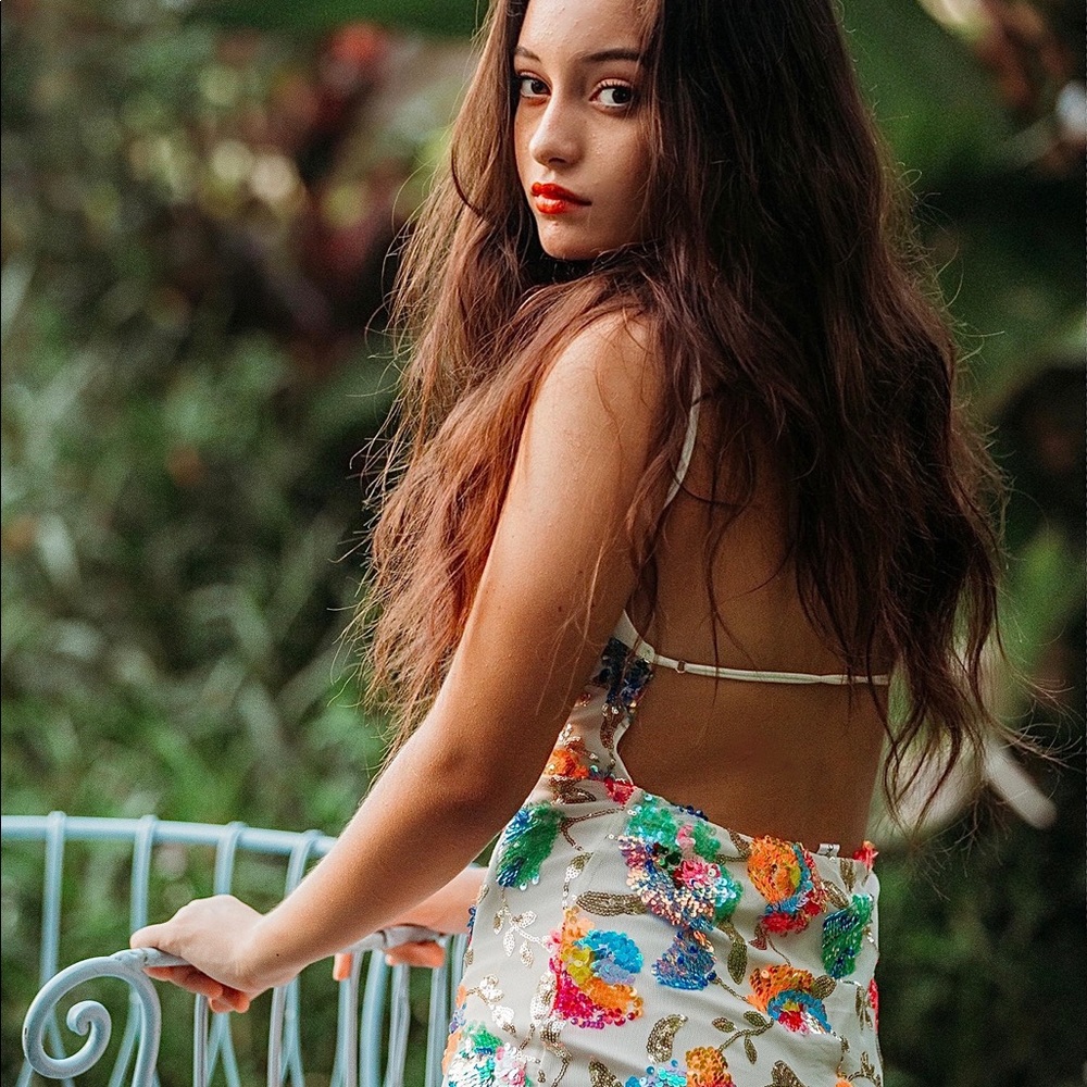 Multicolor Sequin Dress Size Small - image 2